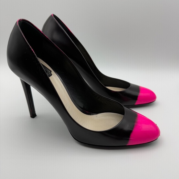 DIOR SUBLIME PUMP BLACK PINK 41 - Picture 5 of 10